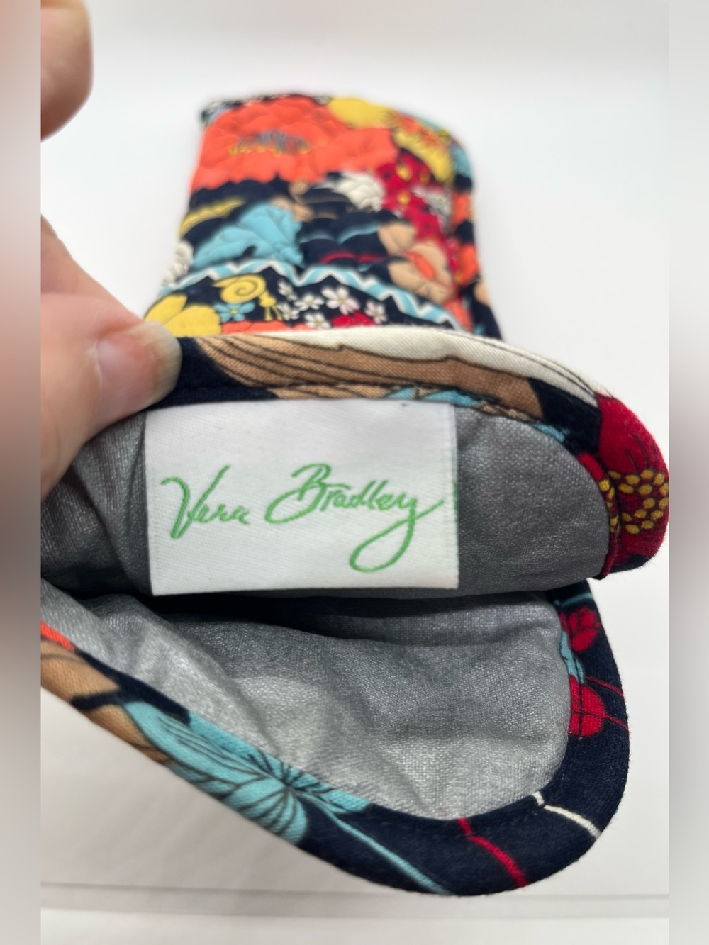Vera Bradley Happy Snails Floral Quilted Curling Or Flat Iron Cover View 3